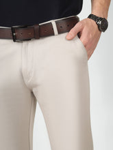 Classic Stone Beige Chinos For Men